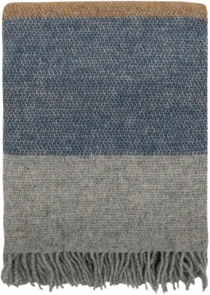 Pled Hoie Rimo 125x170 Bla antyalergiczny, Certyfikat Woolmark