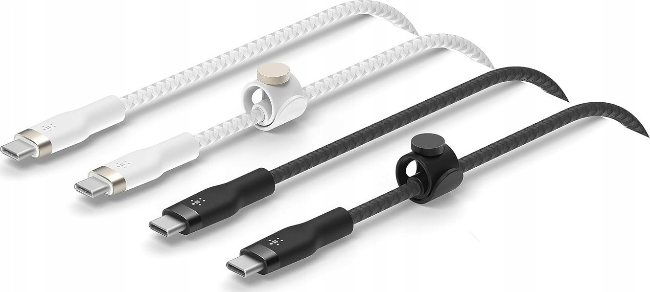 Kabel USB Belkin USB-C - USB-C 1 m Biały (CAB011BT1MBW2PK)