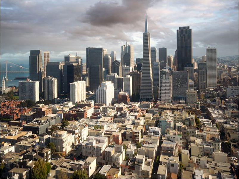 DecoNest Fototapeta - W chmurach - 350X270