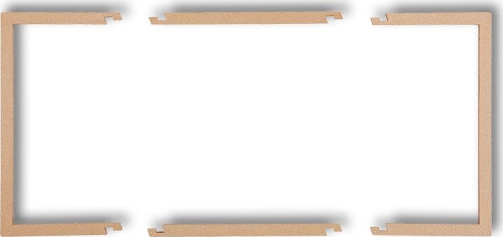 Karlik Ramka wypełniająca podwójna serii Deco złoty metalik (8DRW-2)