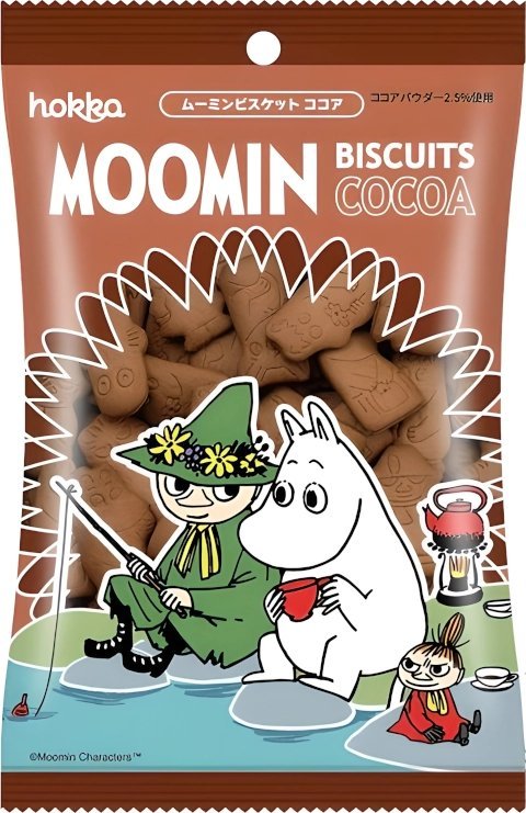 Lotte Herbatniki muminki Moomin Cocoa Biscuits kakao 60g - Hokka