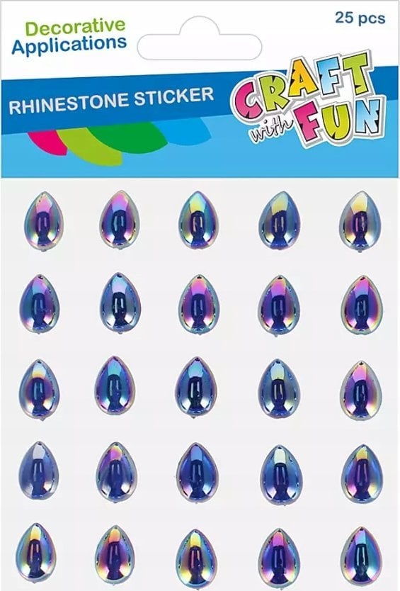 Craft with Fun OZDOBA DEK KRYSZT SPRZYL LEZKA 25SZT CF 12/288