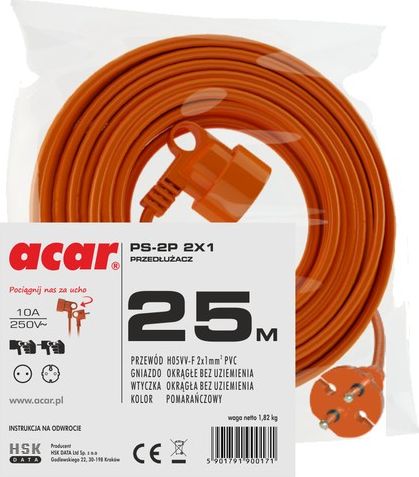 Acar Acar PS-2P 2x1 25.0m