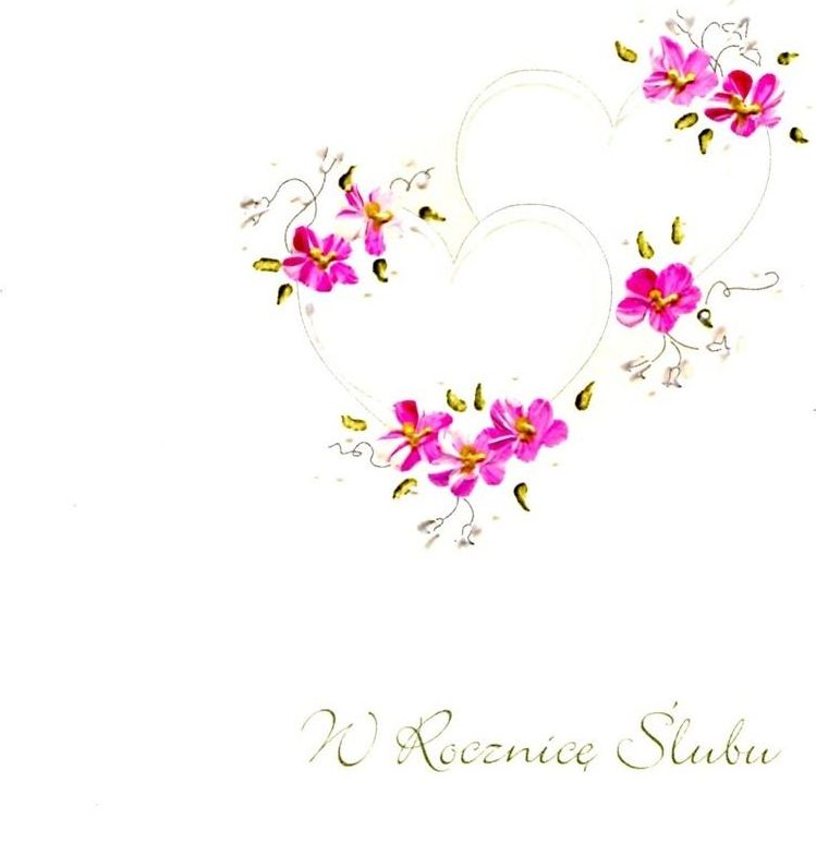 MAK Karnet Rocznica Kwadrat R01 - Ślub