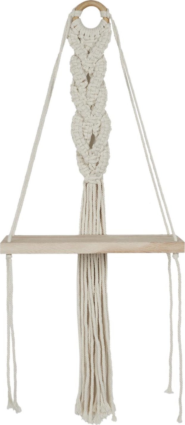 Intesi INTESI PÓŁKA BOHO MAŁA MACRAMA BEŻOWA