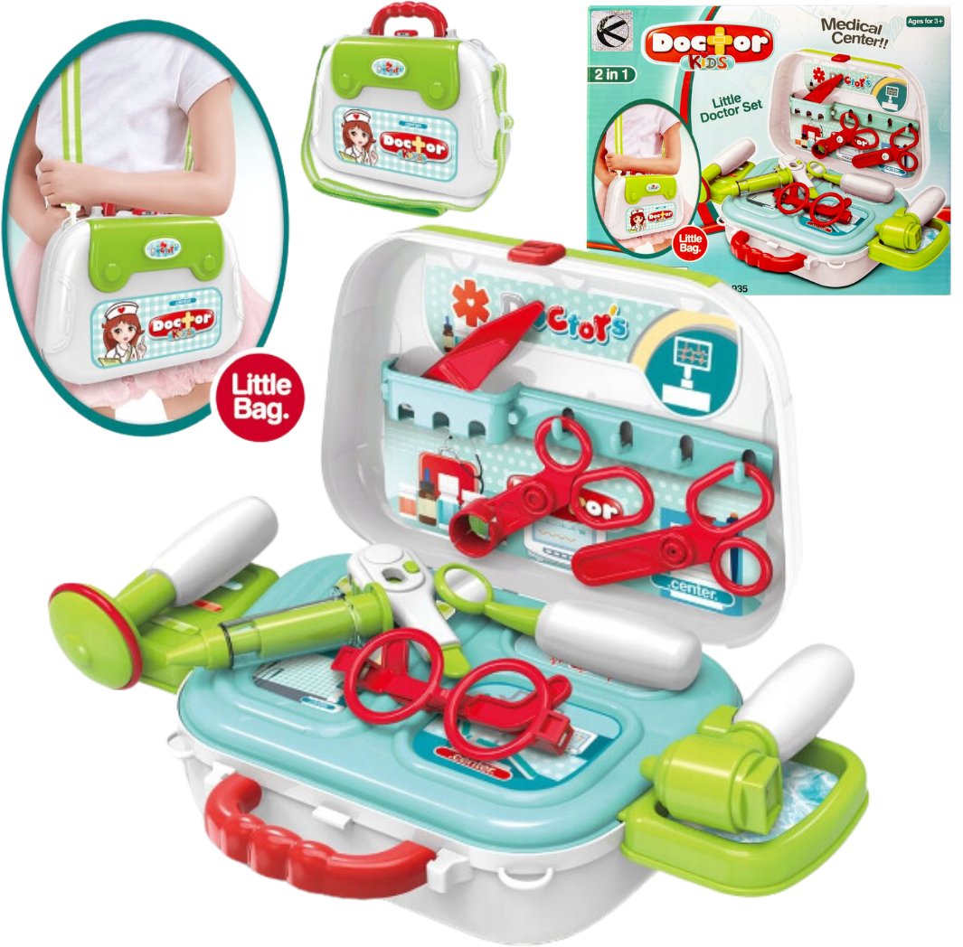 Zestaw lekarski w praktycznej walizce