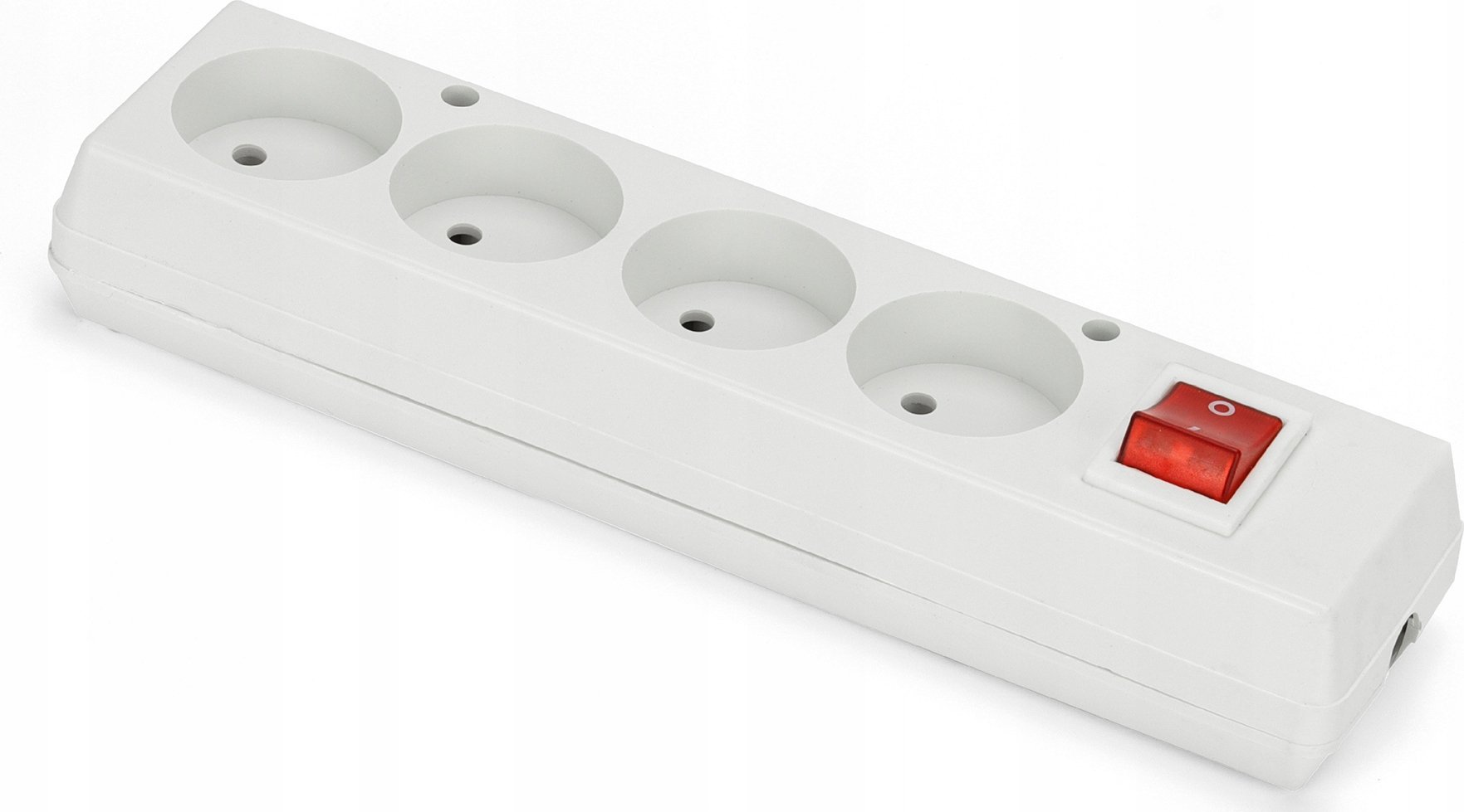 Montis Gniazdo rozbieralne czterokrotne z wył. GN-460WS Montis MT086-B białe