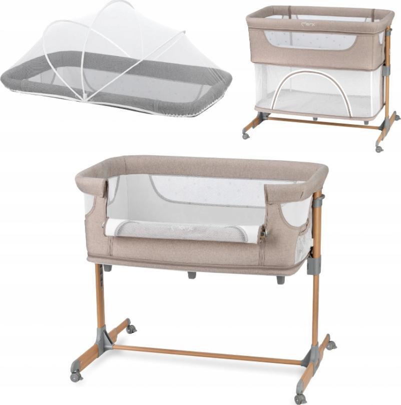 MoMi Łóżeczko Dostawne Turystyczne 4w1 Smart Bed