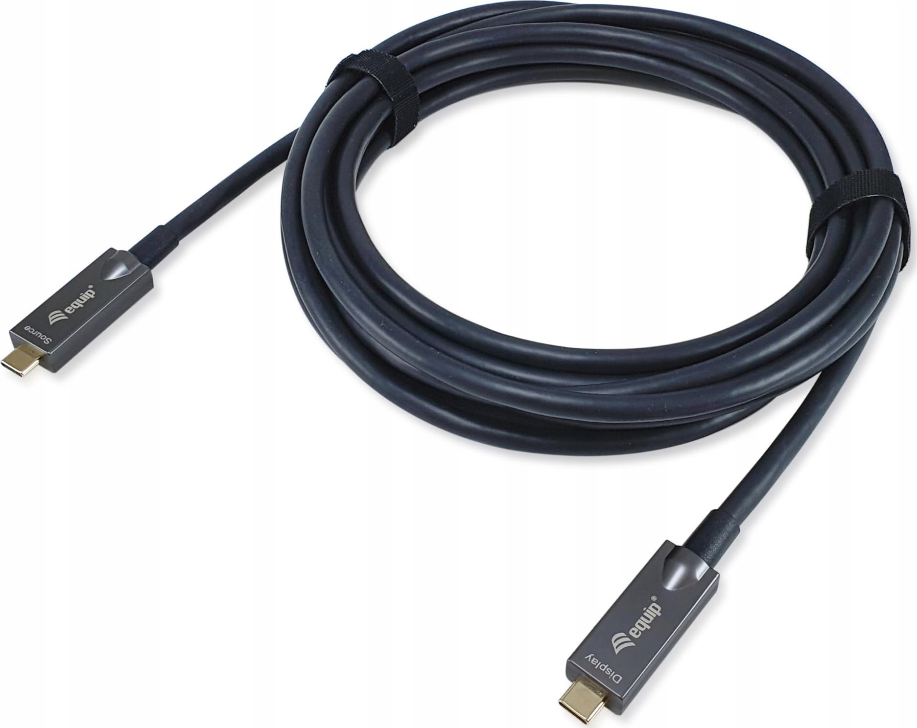 Kabel USB Equip USB-C - USB-C 5 m Czarny (119461)