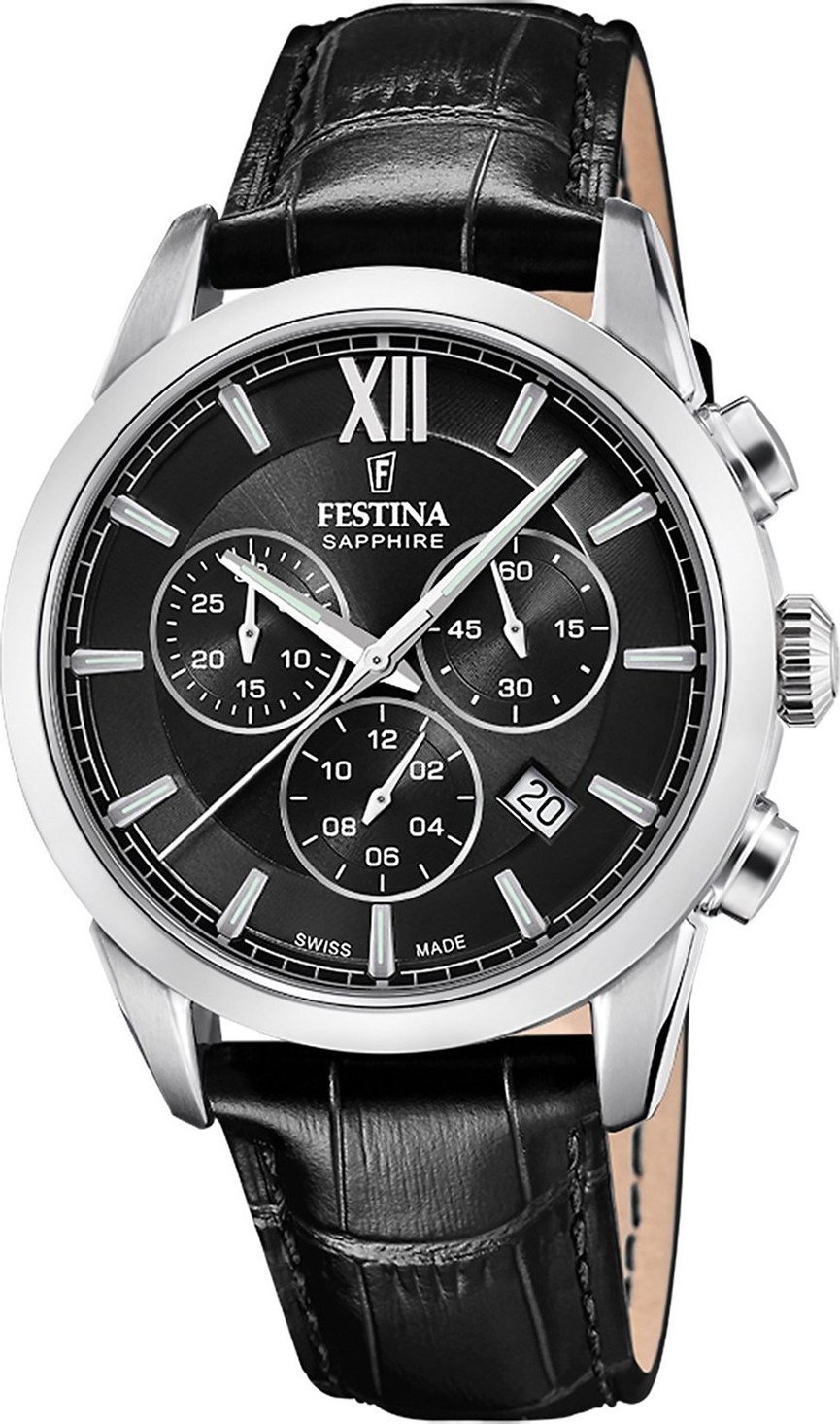 Zegarek Festina Zegarek męski Festina F20041-4 czarny