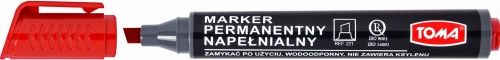 Toma Marker permanentny czerwony (TOMA0134)