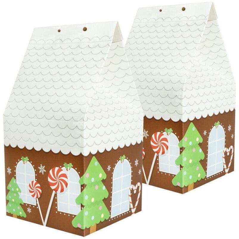 Papierowe domki na upominki 2szt