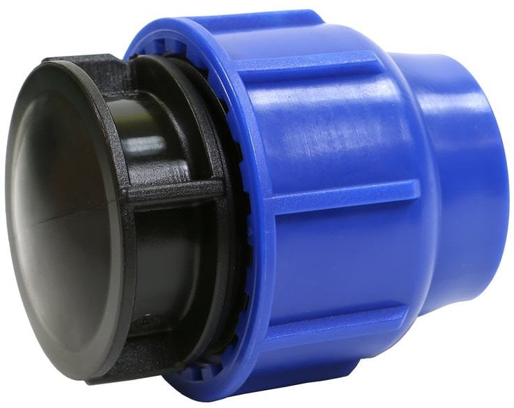 END CAP Ø25 PERLA BLUE