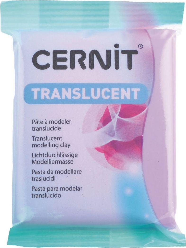 The Clay and Paint Factory Modelina Cernit Transp. Fioletowa 56 g