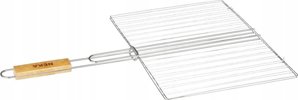Neka Kratka do grilla prostokątna NEKA, 30 x 40 cm, stal chromowana