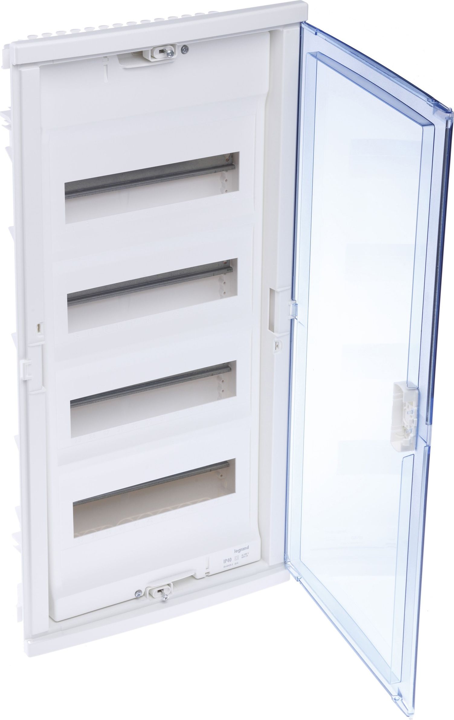 Legrand Rozdzielnica wnękowa RWN N+PE 4x12 drzwi przezroczyste 602424