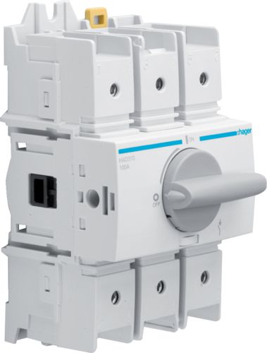 Hager Rozłącznik izolacyjny 3P 100A (HAD310)