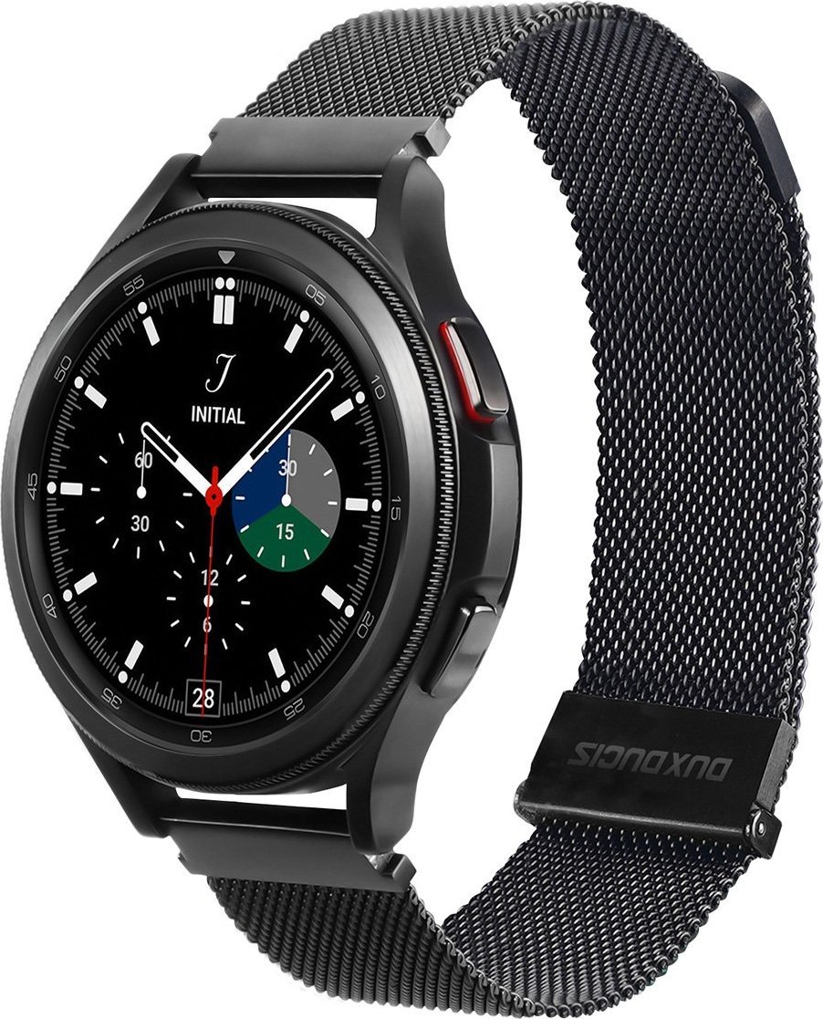Dux Ducis Dux Ducis Magnetic Strap pasek do Samsung Galaxy Watch / Huawei Watch / Honor Watch (20mm band) magnetyczna opaska czarny (Milanese Version)
