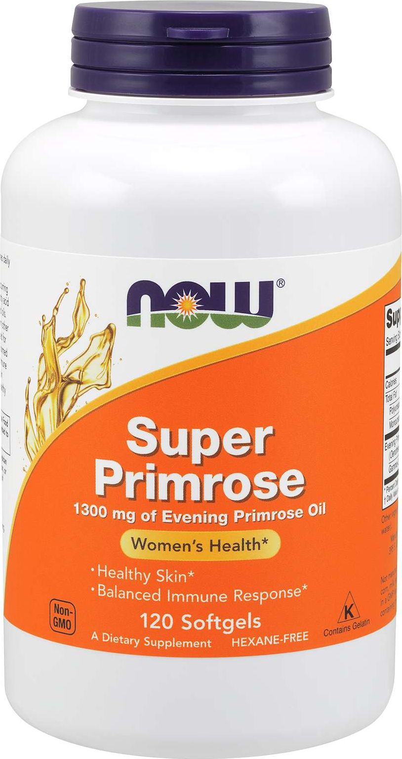 NOW Foods NOW Foods - Pierwiosnek, 1300mg, 120 kapsułek miękkich