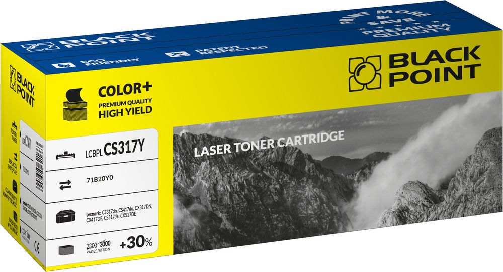 Toner Black Point LCBPLCS317Y Yellow Zamiennik 71B20Y0 (BLLOPCS317YBW)
