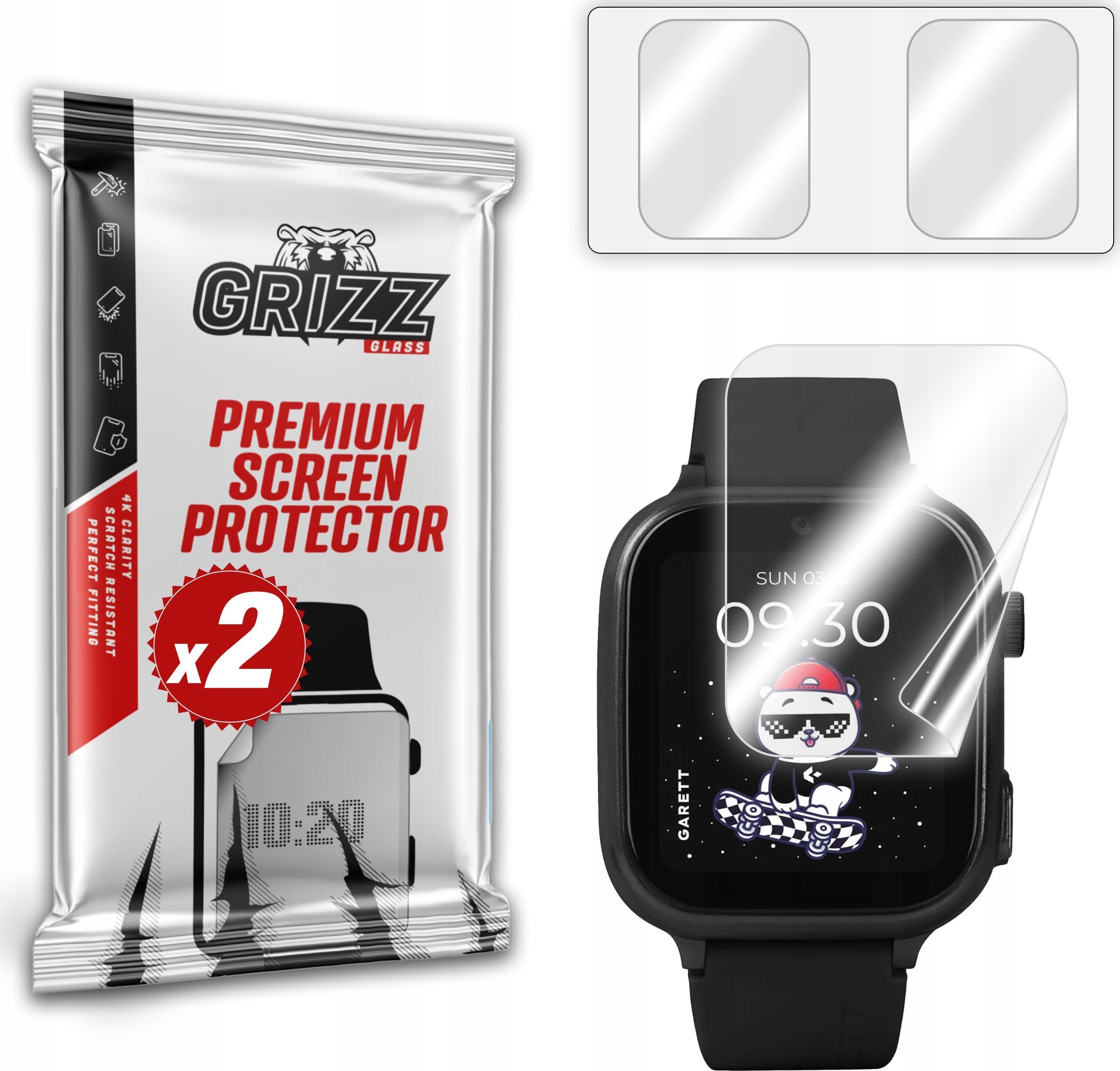 Folia ceramiczna GrizzGlass CeramicFilm do Garett Kids Cute 2 4G