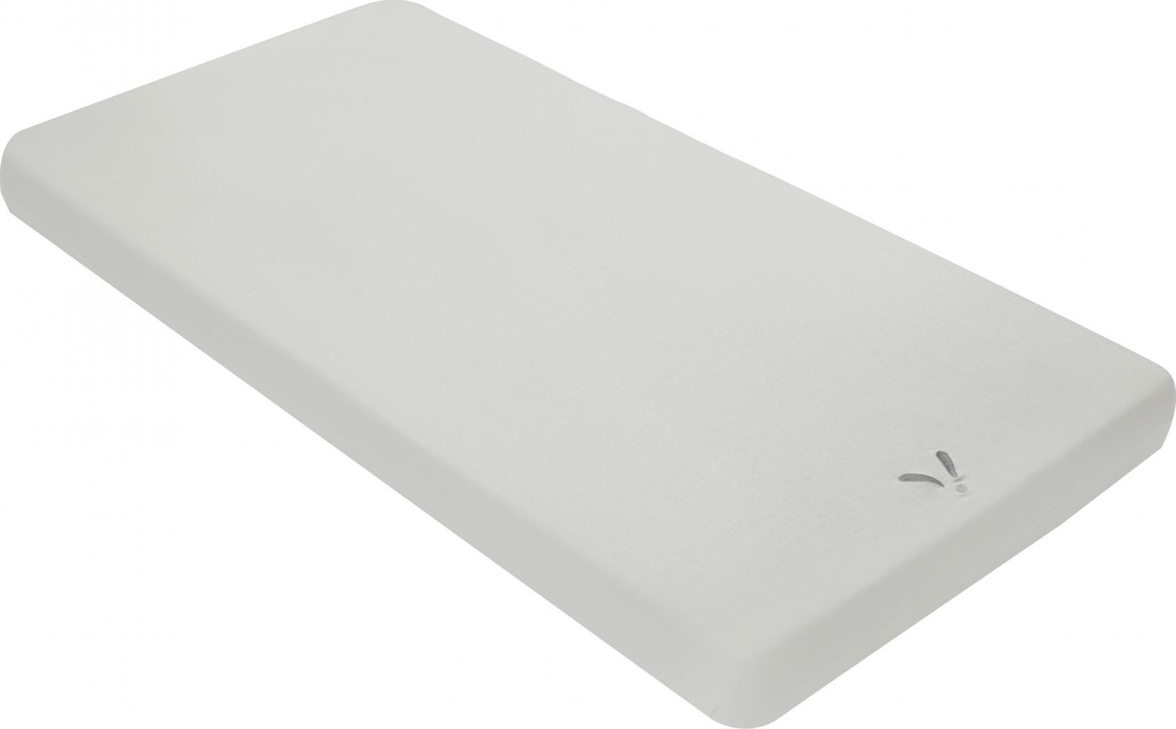 Piapimo Prześcieradło do łóżeczka 60 x 120 cm szare z haftem kolekcja SleepSweet