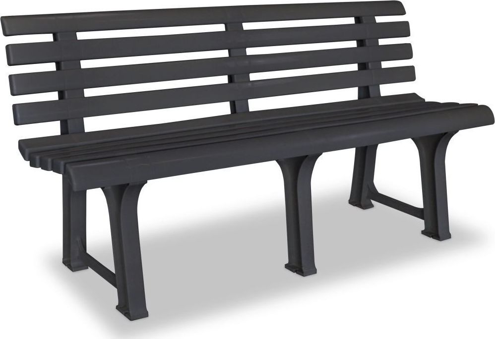 Edinos Premium ławka ogrodowa Alvine, szara (4096)