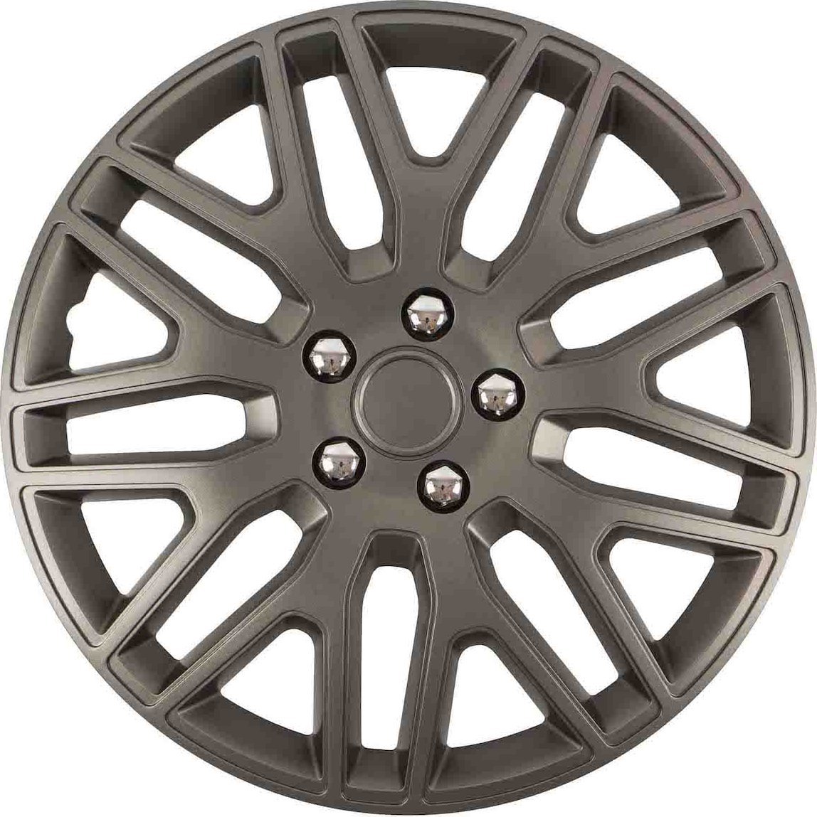 Kołpak dakar nc 17" grafitowy ze śrubami chrom