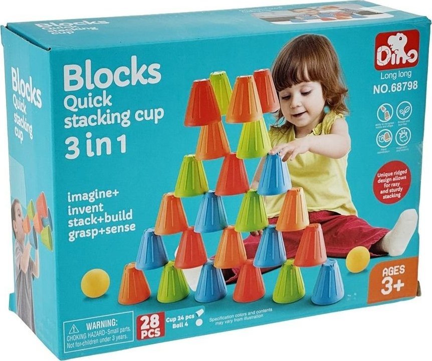 Układanie kubeczków