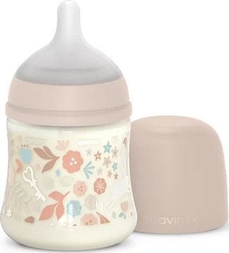 SUAVINEX - 308742-BUTELKA 150ML/SMOCZEK FIZJOLOGICZNY SX PRO WOLNY PRZEPŁYW/RÓŻOWA LIBERTY/WONDERLAND