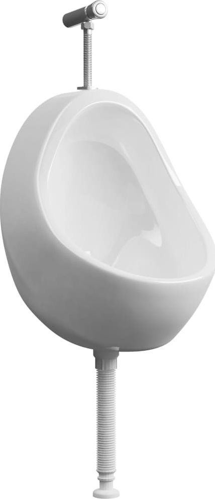 Pisuar vidaXL z zaworem spłukującym dopływ z góry (143990)