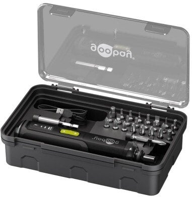 Mini wkrętarka akumulatorowa, zestaw 28-częściowy