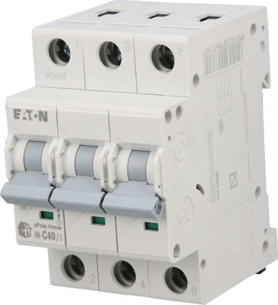 Eaton Wyłącznik nadprądowy 3P C 40A 6kA AC xPole Home HN-C40/3 194895