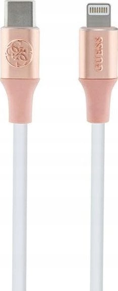 Kabel USB Guess USB-C - Lightning 1.5 m Różowy (GUCLLALRGDP)
