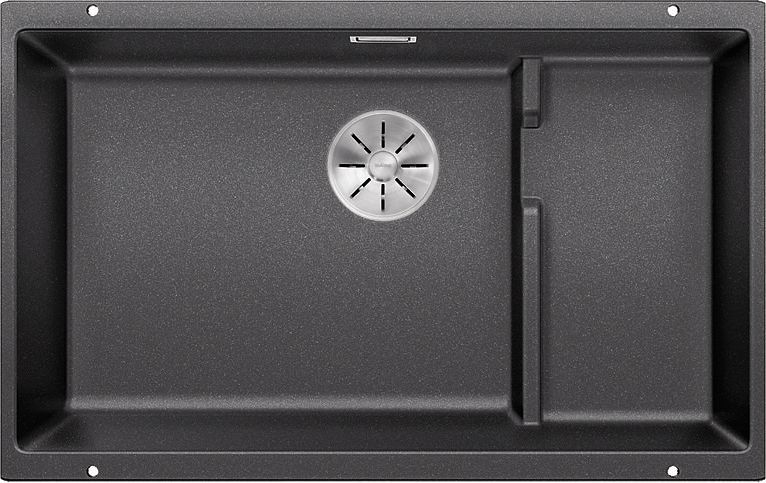 Zlewozmywak Blanco Subline 700-U Level Silgranit antracyt z korkiem InFino, koszyk stalowy (523452)
