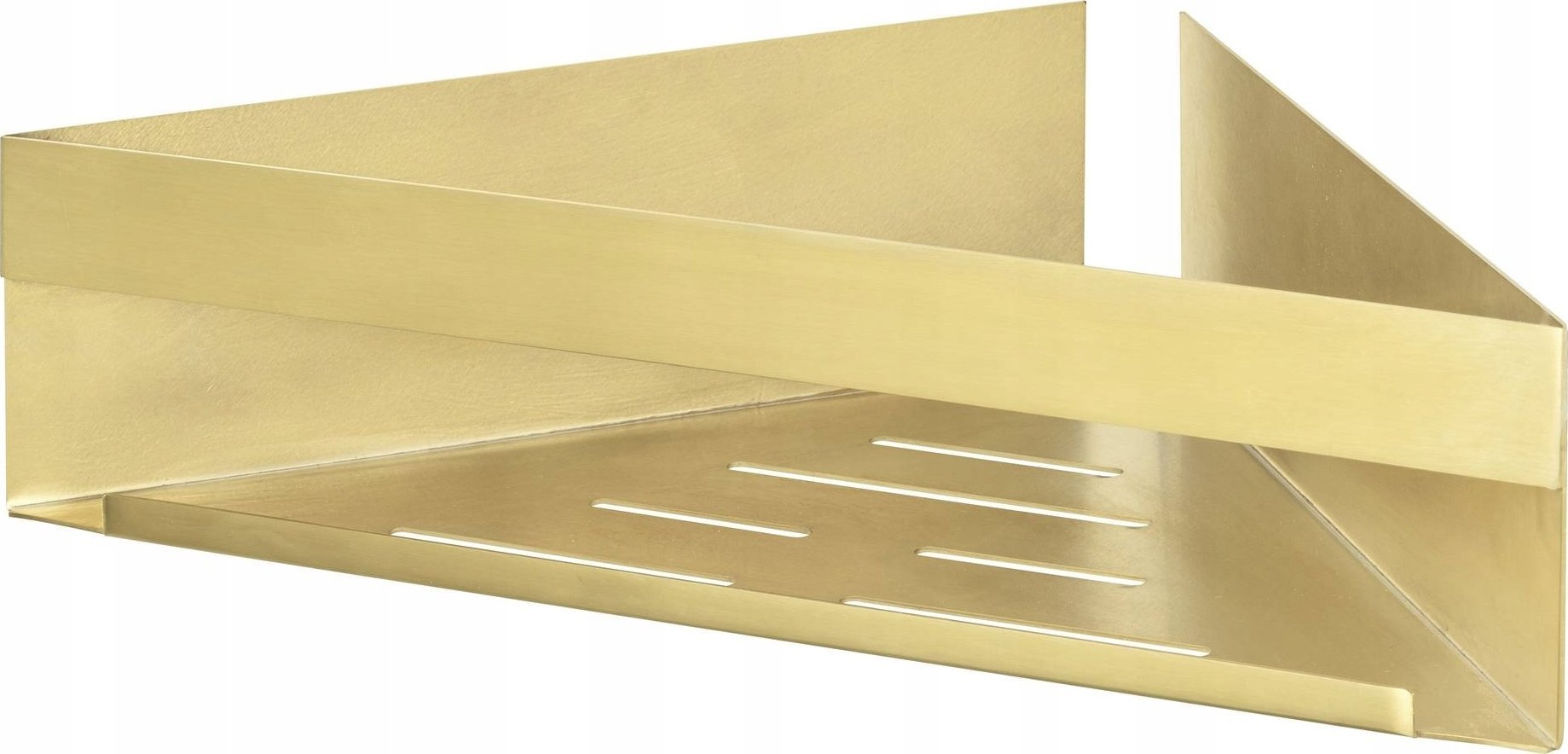 Wenko Półka ścienna narożna, stal nierdzewna, Genova, WENKO