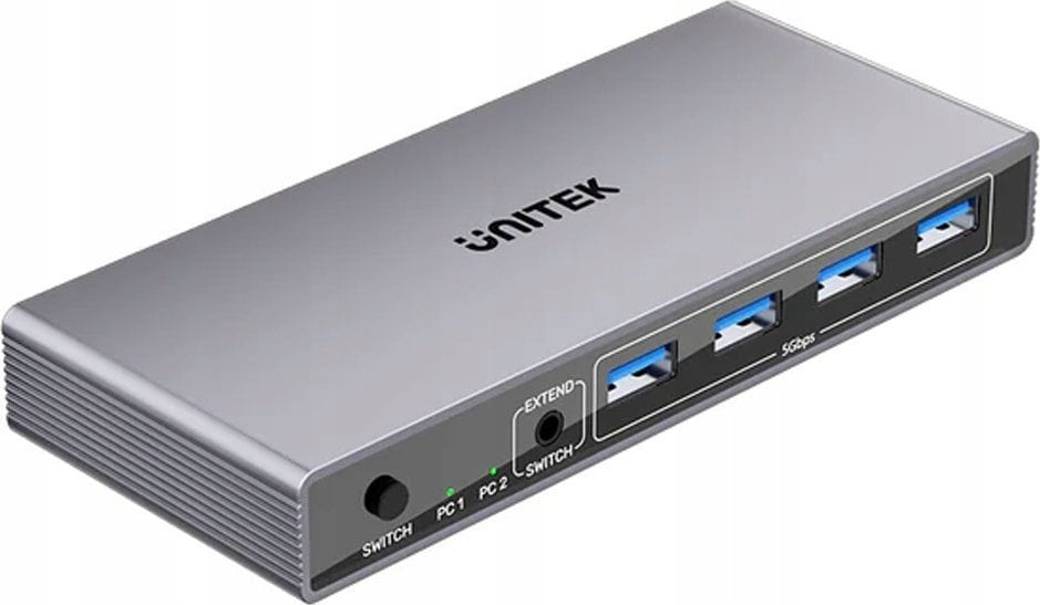 Unitek Przełącznik KVM 8K@60Hz USB 3.0 5Gbps DP
