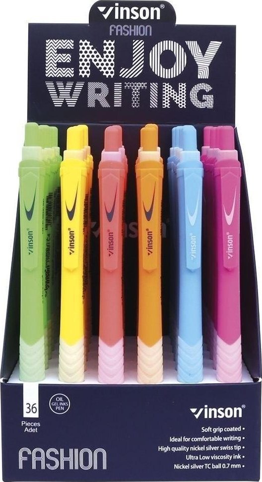 Astra Długopis automat. Fashion C4 niebieski (36szt)