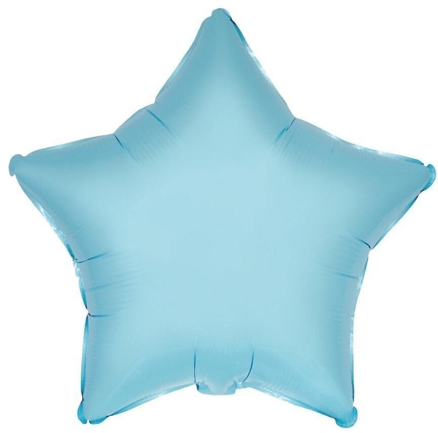 Balon foliowy 46cm Gwiazda niebieska