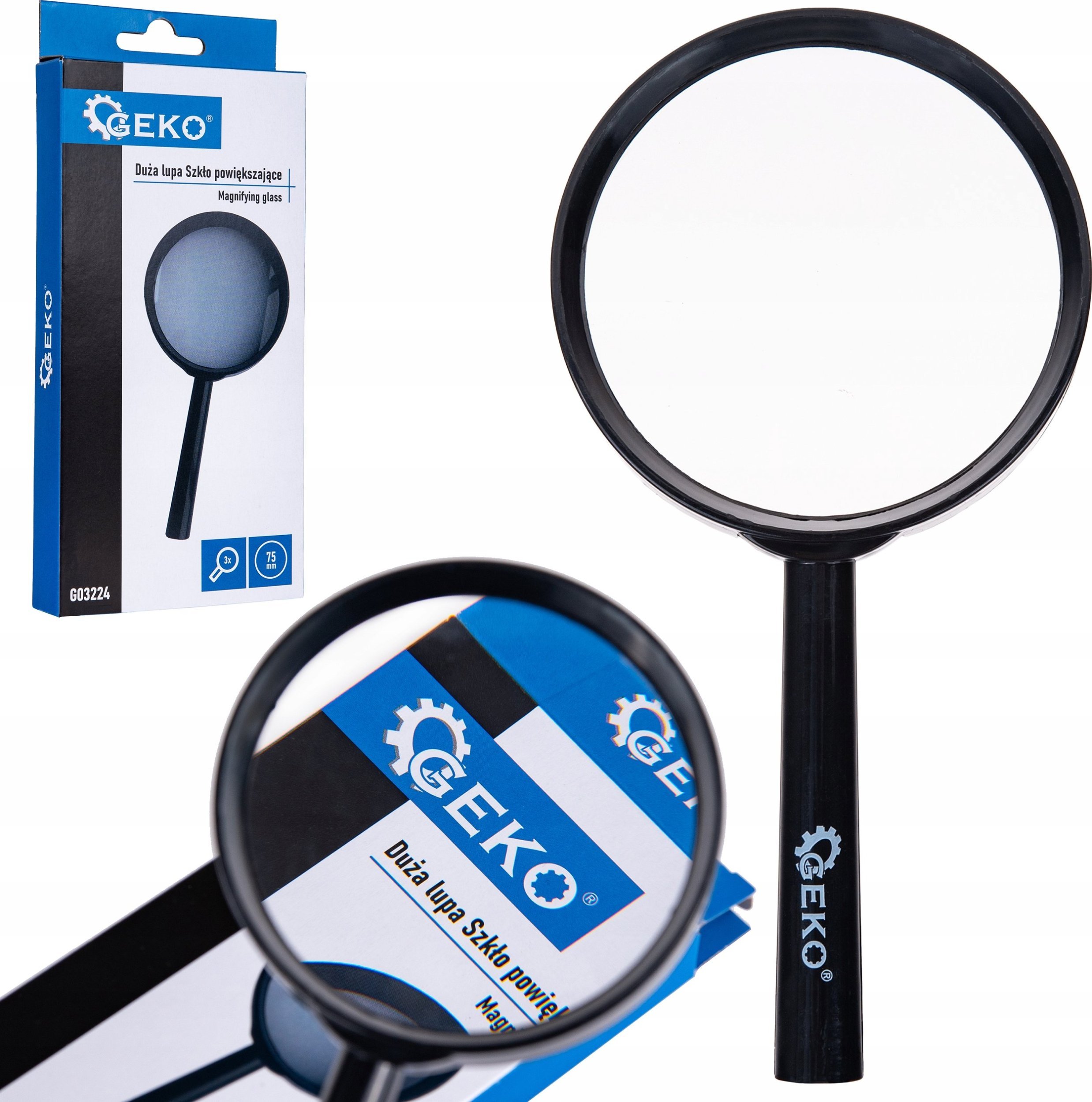Lupa – szkło powiększające 75mm 3x (120)