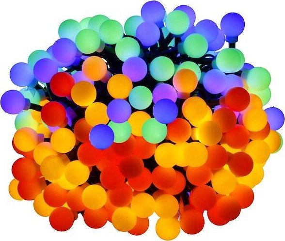 Lampki choinkowe Springos Lampki choinkowe 200 Led kuleczki multikolor z programatorem UNIWERSALNY