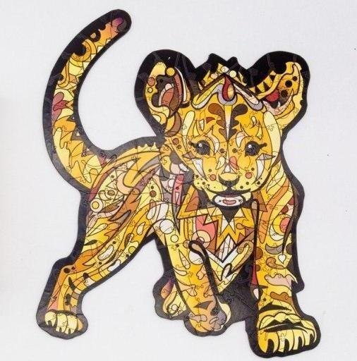 PuzzleOK Puzzle drewniane eko 78 Simba A4