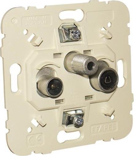 Efapel EFAPEL LOGUS90 GNIAZDO ANTENOWE SATELITARNE PRZELOTOWE KOŃCOWE 21555