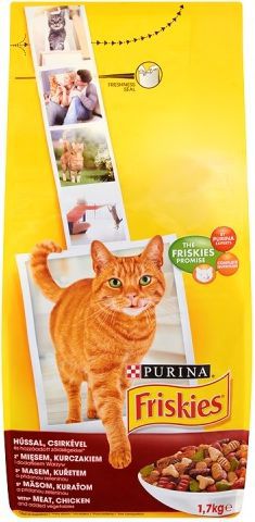 Purina FRISKIES SK ADULT - MIĘSO, KURCZAK, WARZYWA 1,7KG