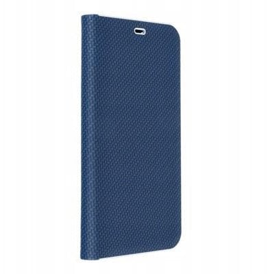 Kabura LUNA Book Carbon do IPHONE 14 niebieski