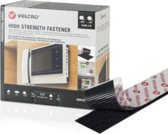 Velcro Zapięcie VELCRO o wysokiej wytrzymałości Taśma z haczykiem 5 m Taśma z pętelką 5 m, haczyk i pętelka 50 mm czarna