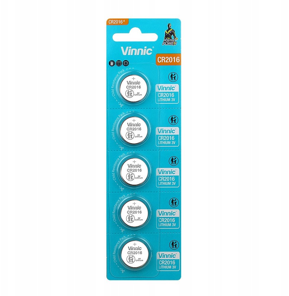 Vinnic Bateria CR2016 5 szt.