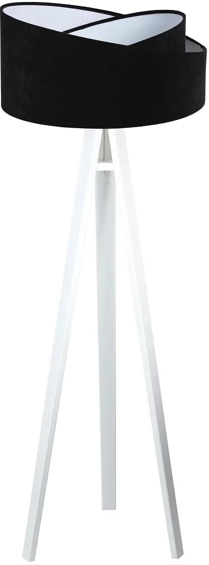 Lampa stojąca GEMSTONE czarna/biała BPS KONCEPT