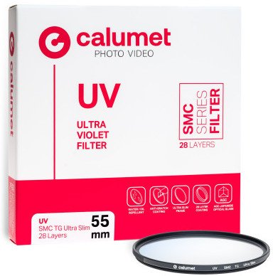 Calumet Filtr UV SMC TG 55 mm Ultra Slim 28 Layers