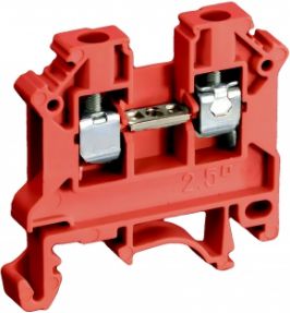 Simet Złączka szynowa 2-przewodowa 2,5mm2 czerwona ZSG1-2.5Nc (11221311)